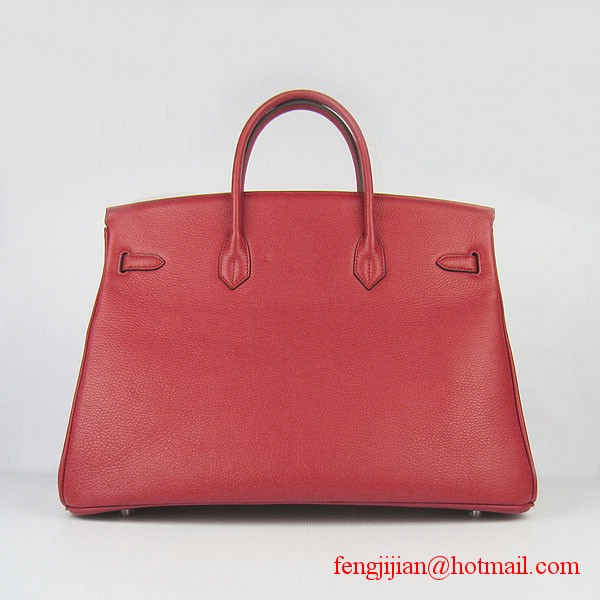 Hermes Birkin 40cm Togo Bag Red 6099